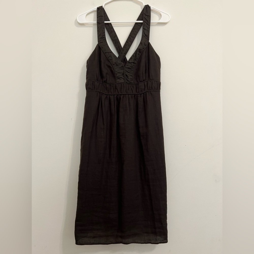 NWT Banana Republic linen lined dress. Size 10